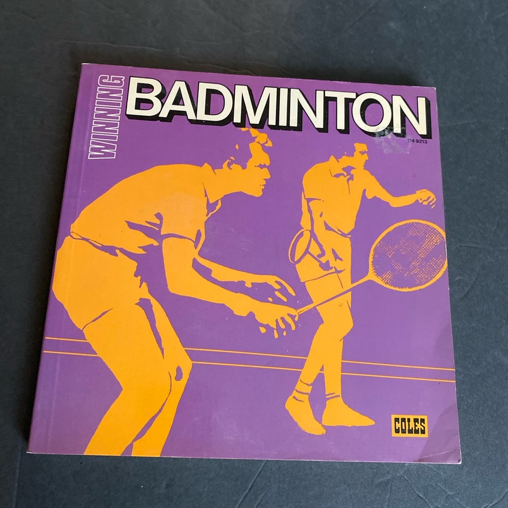 Winning Badminton Alex T. Watson Vintage book racket sport athletic reference